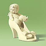 Department 56 Snowbabies Mommy, Can I Wear Your Shoes? Figurine